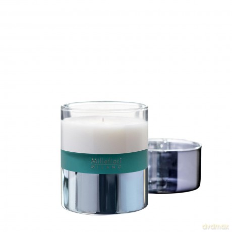 Millefiori Milano Duftkerze Oxygen 380g, Brenndauer: bis zu 150 Stunden, 39NSCOX