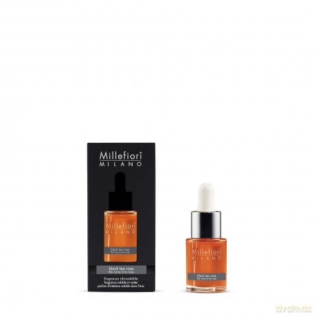 Millefiori Milano Duftöl Wasserlöslicher Duft mit der Duftnote Black Tea Rose 15ml, 7FIBT