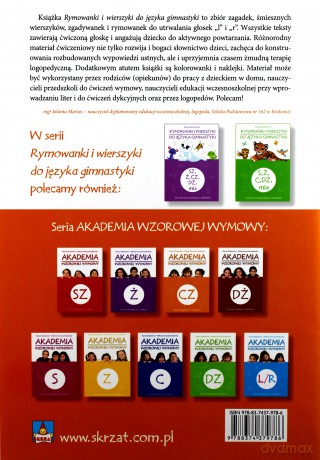 Rymowanki I Wierszyki Do Języka Gimnastyki L/R, Mix - Danuta Klimkiewicz [KSIĄŻKA]