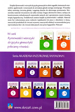 Rymowanki I Wierszyki Do Języka Gimnastyki Sz, Ż, Cz, Dż, Mix - Danuta Klimkiewicz [KSIĄŻKA]