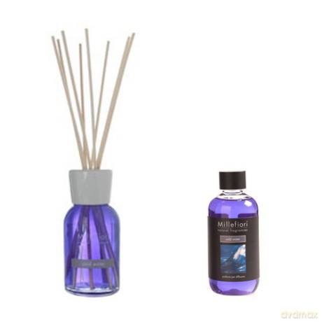 Millefiori Milano Set Cold Water Raumdüft Diffusor 100 ml und Refill 250 ml