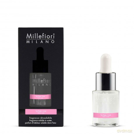 Millefiori Milano Wasserlöslicher Duft, Glas, Rosa, 15 ml