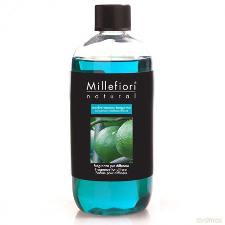 Millefiori Nachfüllflasche, blau, 500ml