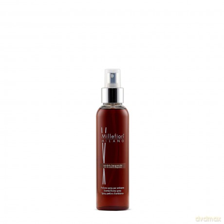 Millefiori Natural Sandalo Bergamotto Luxuriöse Raumspray, Plastik, Braun, 4.5 x 4 x 17 cm