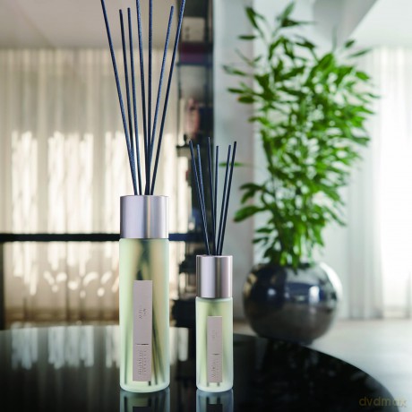 Millefiori New Selected Duftdifussor mit der Duftnote Smoked Bamboo und 8 Balsaholzstäbchen 350ml, 22MDSO
