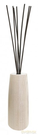 Millefiori Vaseförmigen Ellise Diffusor 250 ml Air Design inklusive Stäbchen, Natur Holz, 10.4 x 10.3 x 24.1 cm