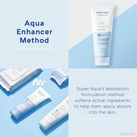 Missha Super Aqua Ultra Hyalron Cleansing Foam, 200 ml