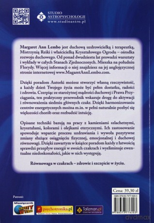 Terapia Czakr Równowaga Energetyczna Gearancją Zdrowia - Margaret Ann Lembo [KSIĄŻKA]
