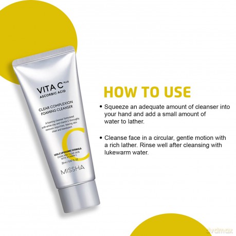 MISSHA Vita C Plus Clear Complexion Foaming Cleanser