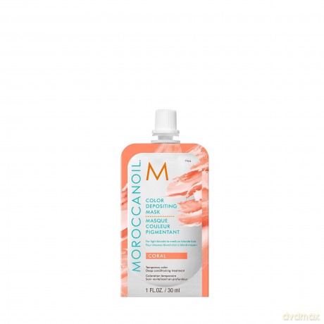 Moroccanoil Color Depositing Mask Sachet, Coral, 30ml