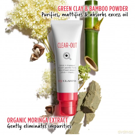 My Clarins Clear-Out Anti-Blackheads Stick + Mask 50 Ml