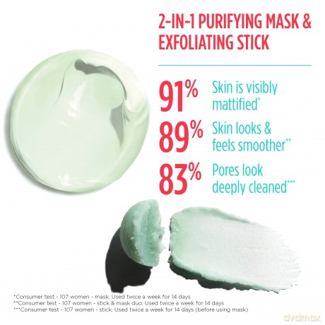 My Clarins Clear-Out Anti-Blackheads Stick + Mask 50 Ml