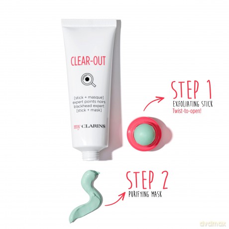 My Clarins Clear-Out Anti-Blackheads Stick + Mask 50 Ml