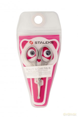 N-17 Kinderschere Staleks Länge 9 cm Schnittlänge ca.2,2cm Schutz-Etui