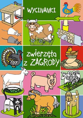 Zwierzęta Z Zagrody Wycinanki - Joanna Kiercz [KSIĄŻKA]