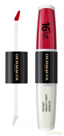 NEU Dermacol - 16-Hour Lip Colour, High Pigmentation Lip Gloss, Two-Phase Lip Gloss, Kiss-Proof Lip Make-up with Matte Finish and Shine, no. 20, Secret Lovespell