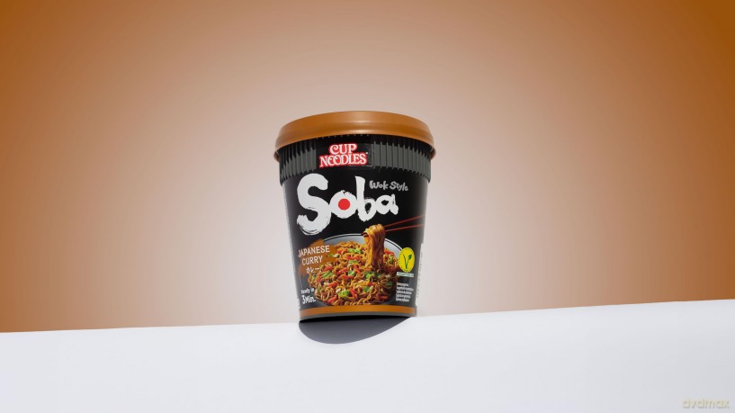 Nissin Cup Noodles Soba Cup, Japanese Curry, 90 g