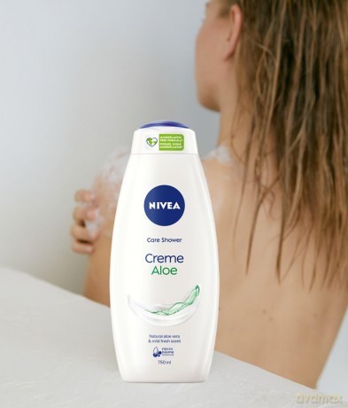 Nivea Creme Fresh Aloe gel, Duschcreme, 750ml
