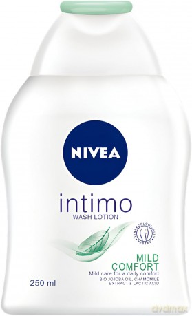 NIVEA Intimo Liquid Soap Gel 250ml Mild Comfort Gently Cleanses, for Intimate Hygiene Alcohol Free Sensitive Skin Chamomile Extract, Jojoba Oil And Lactic Acid Formula (Pack Of 6)