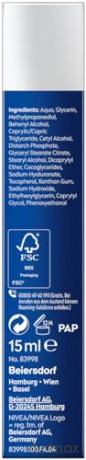 NIVEA MEN Anti-Age Hyaluron Augenpflege, straffende Augencreme gegen Falten und Augenringe, feuchtigkeitsspendende Augenpflege mit Hyaluron (15 ml)