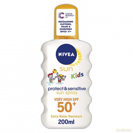 Nivea Sun Kids Protect and Sensitive Sonnenspray, 200 ml
