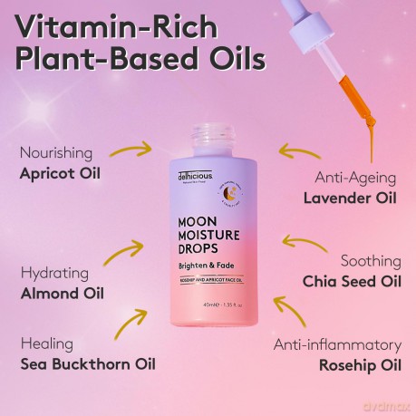 Non pleov˝ olej Moon Moisture Drops Face Oil 40 ml