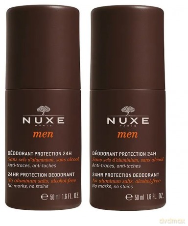 NUXE MEN DÉODORANT PROTECTION 24H ROLL-ON set 2 pz