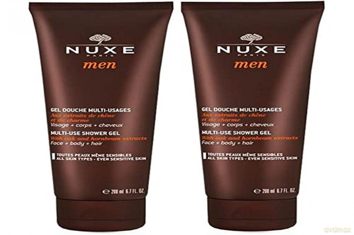 Nuxe Men Duschgel für Gesicht, Körper und Haare, 2 x 200 ml