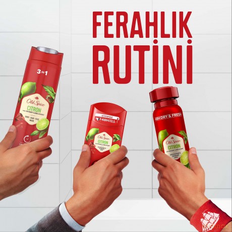 Old Spice Citron Duschgel und Shampoo für Männer 400 ml