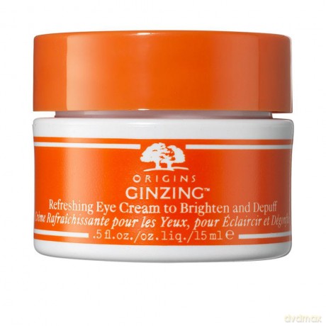 ORIGINS GinZing Refreshing Eye Cream to Brighten and Depuff - Cool, 15 ml
