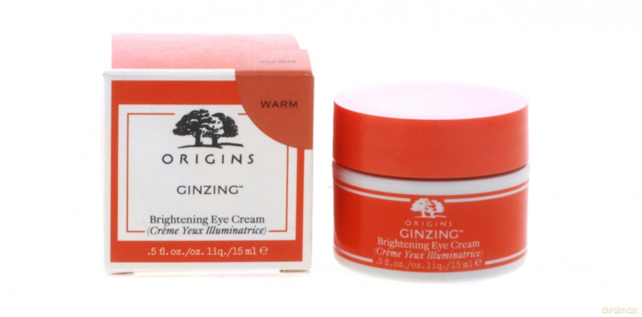 ORIGINS GinZing Refreshing Eye Cream to Brighten and Depuff - Warm, 15 ml