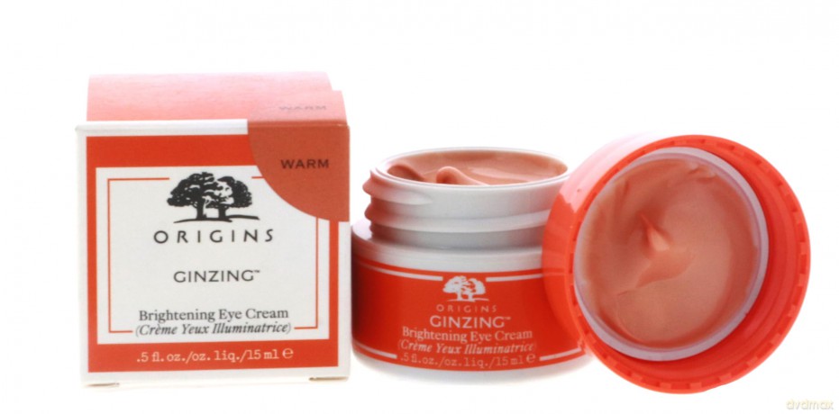ORIGINS GinZing Refreshing Eye Cream to Brighten and Depuff - Warm, 15 ml