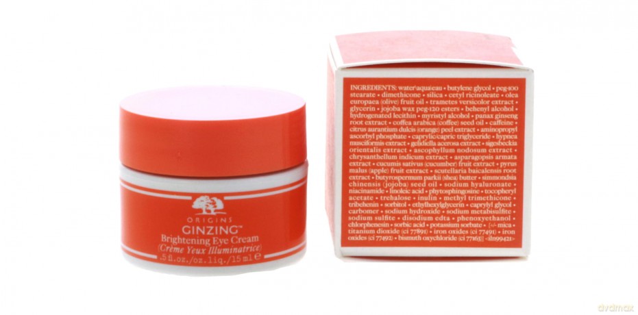 ORIGINS GinZing Refreshing Eye Cream to Brighten and Depuff - Warm, 15 ml