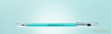 ORPHICA ARROW Kajalstift schwarz + Schwämmchen