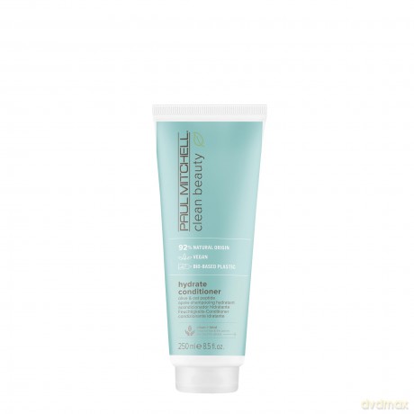 Paul Mitchell Clean Beauty Hydrate Conditioner - Haar-Spülung mit Oliven-Öl, reichhaltige Pflege und Reparatur für trockenes Haar - 250 ml