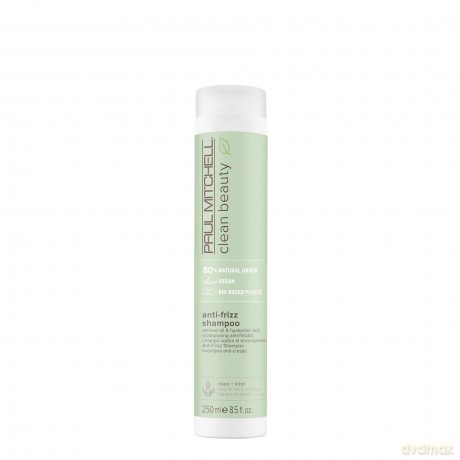 Paul Mitchell Clean Beauty Smooth Anti-Frizz Shampoo - Vegane Haar-Wäsche Für Geschädigtes Haar, Haarpflege Mit Mandel-Öl - 250ml
