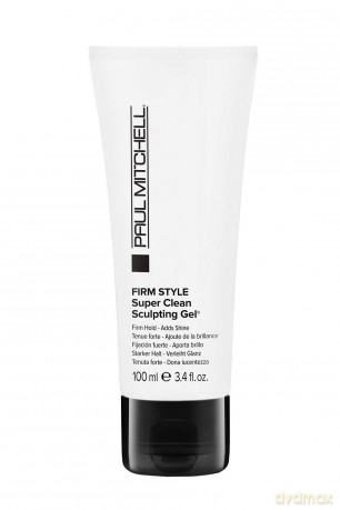 Paul Mitchell Super Clean Sculpting Gel, starker Halt, Glanz und Struktur, für alle Haartypen - 200 ml