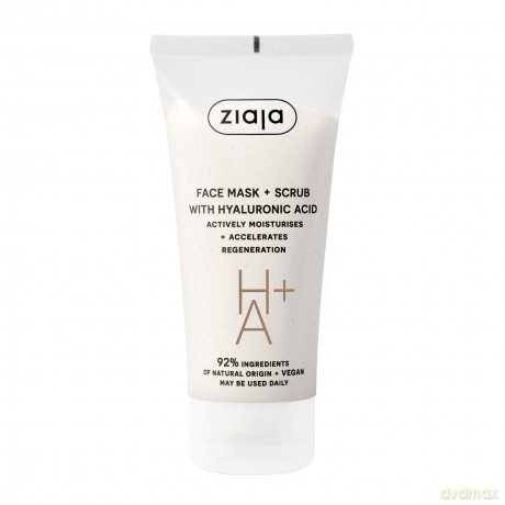 Peelingov maska s kyselinou hyaluronovou Face Mask + Scrub 55 ml