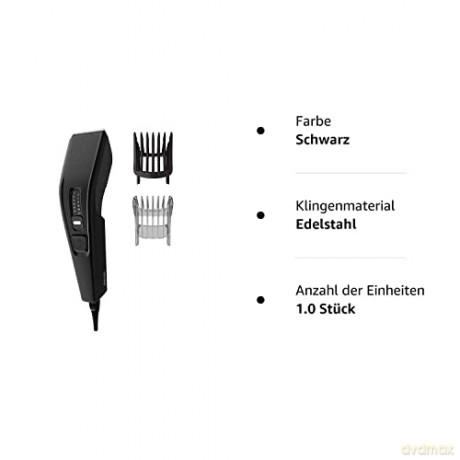 Philips Hair Clipper Series 3000 Haarschneider mit Trim-n-Flow-Technologie (Modell HC3510/15)