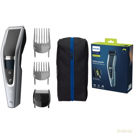 Philips HC5630/15 Haarschneider Series 5000 mit 28 Längeneinstellungen, 3 Kammaufsätzen und Turbo Modus
