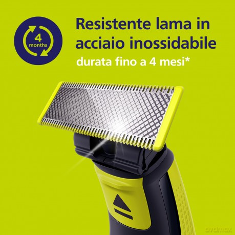 Philips OneBlade Face + Body Set mit einzigartiger OneBlade-Technologie (Modell QP620/50)