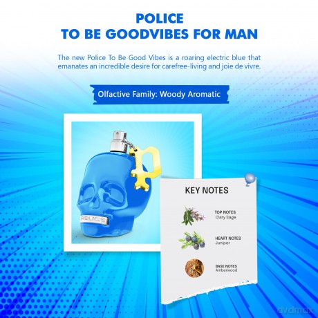 Police NEW: Police To Be Goodvibes 125 ml Eau de toilette Spray