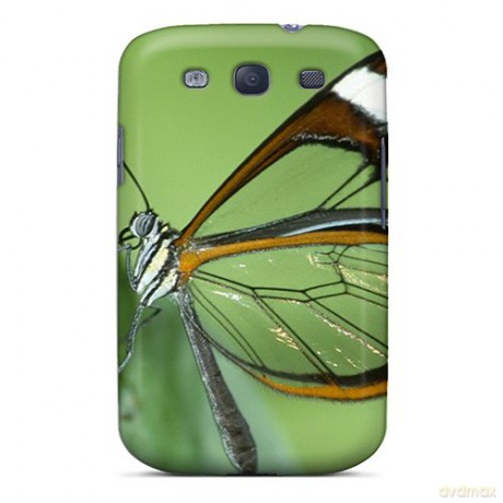 Premium Schutzhülle für Galaxy S3, mit Schmetterlingen, kratzfest, transparent