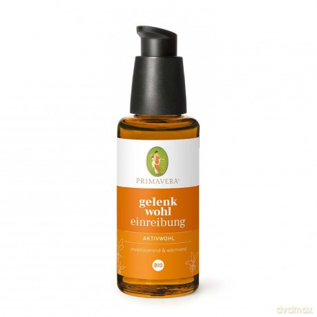 PRIMAVERA Aktivwohl Gelenkwohl Einreibung bio 10 x 50 ml - lindernder Effekt bei einer Gelenkmassage - Aromatherapie - aktivierend, mobilisierend - vegan