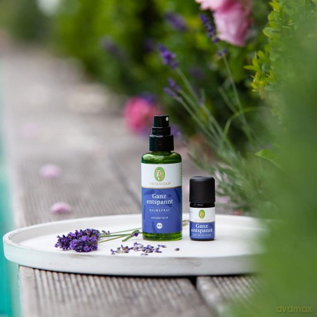 PRIMAVERA Raumspray Ganz entspannt bio 50 ml - Aromadiffuser, Aromatherapie - entspannend- vegan