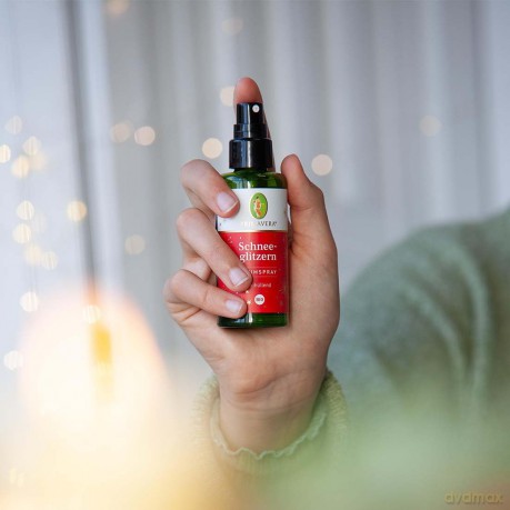 PRIMAVERA Schneeglitzern Raumspray bio 50 ml - Orange, Kardamom - Raumduft Spray, Airspray, Aromatherapie - strahlend-warm - vegan