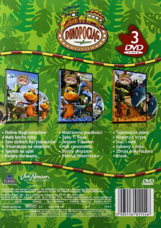 Dinopociąg: Dolina Stygimolochów / Mistrzowie prędkości / Duzi i Mali [BOX] [3DVD]