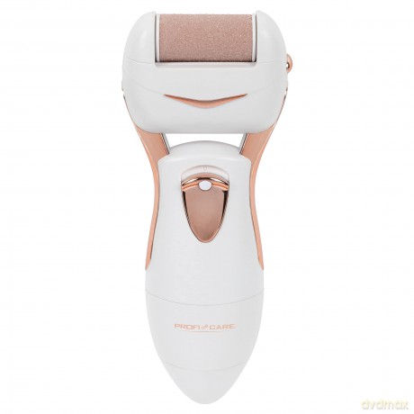 ProfiCare PC-PHE 3092 Pediküre-Hornhautentferner, spritzwassergeschützt, 2 austauschbare Rollen, für glatte Haut, champagner