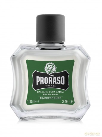 Proraso Bart-Balsam GREEN Refreshing - Klassiker mit Menthol und Eukalyptus - für normale Haut, 100 ml
