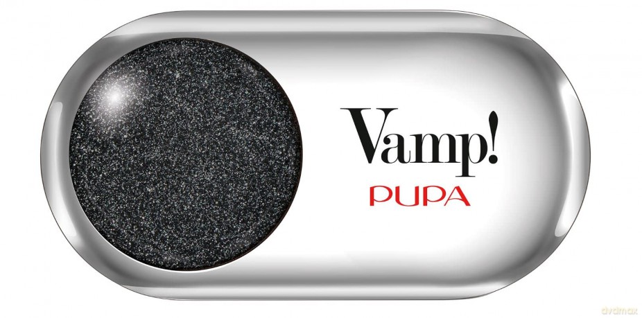 PUPA Kompakter Schirm VAMP! 301 metallic Frozen Black